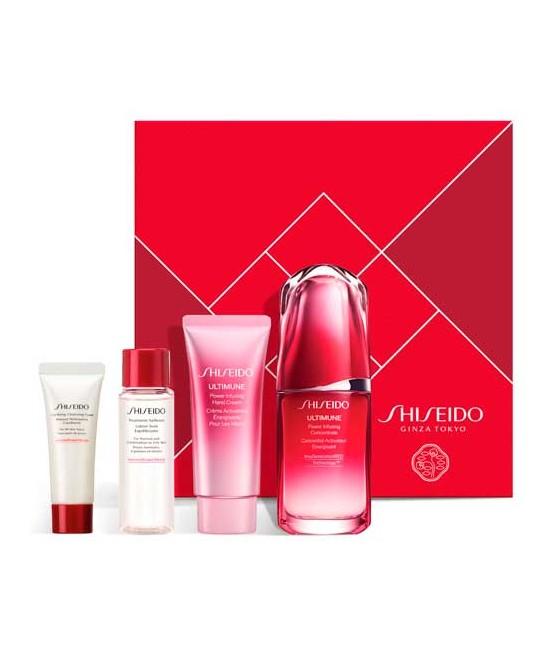 Estuche Shiseido Ultimune Power Infusing Concentrate Serum 50 ml + Regalo