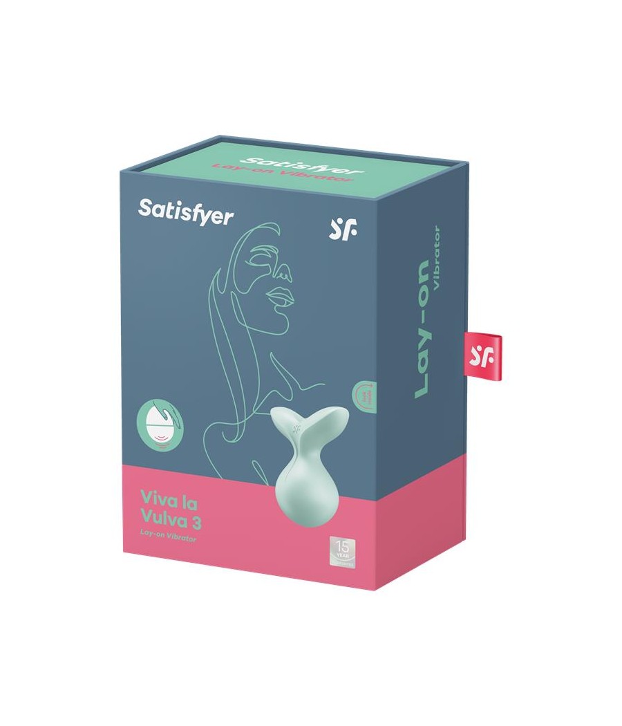 TengoQueProbarlo Estimulador Viva la Vulva 3 Menta SATISFYER  Estimulador de Clítoris y Succionador