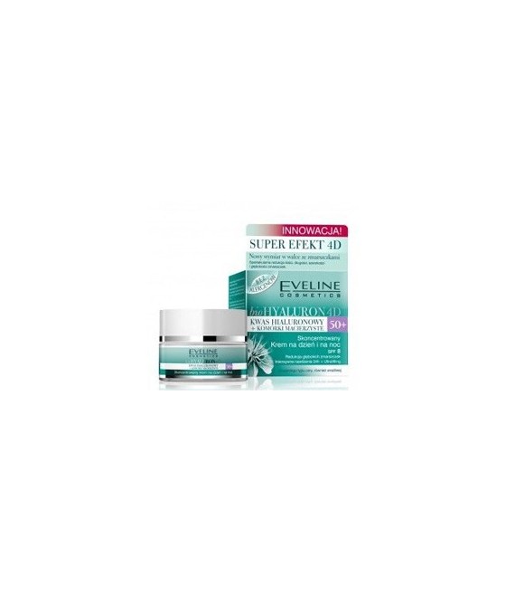 TengoQueProbarlo Eveline Hyaluron Expert 50+ Smoothing and Firming Day-Night EVELINE  Anti-edad