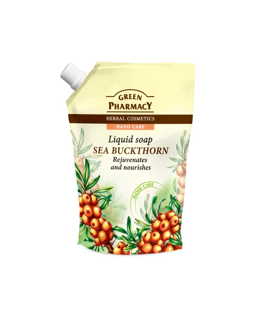TengoQueProbarlo Green Pharma Liquid Soap Sea Buckthorn Rejuvenates and Nourishes GREEN PHARMACY  Gel de Baño y Ducha
