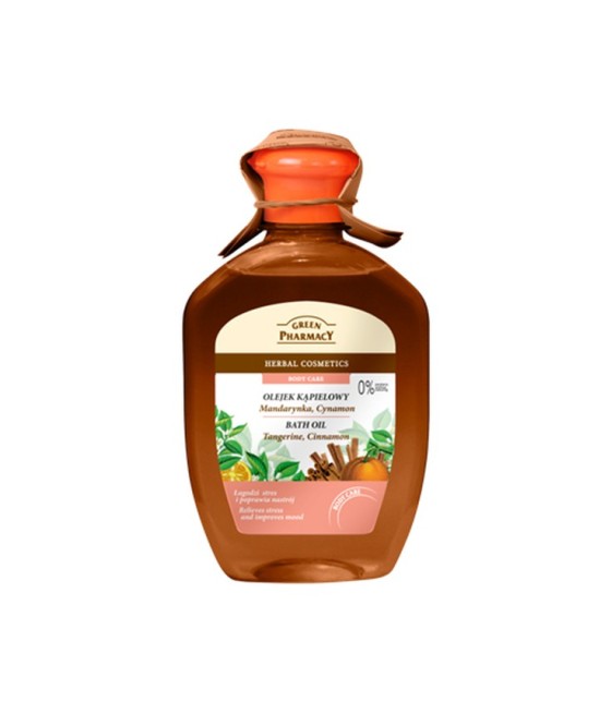 Green Pharmacy Body Care Bath Oil Tangerine, Cinnamon.