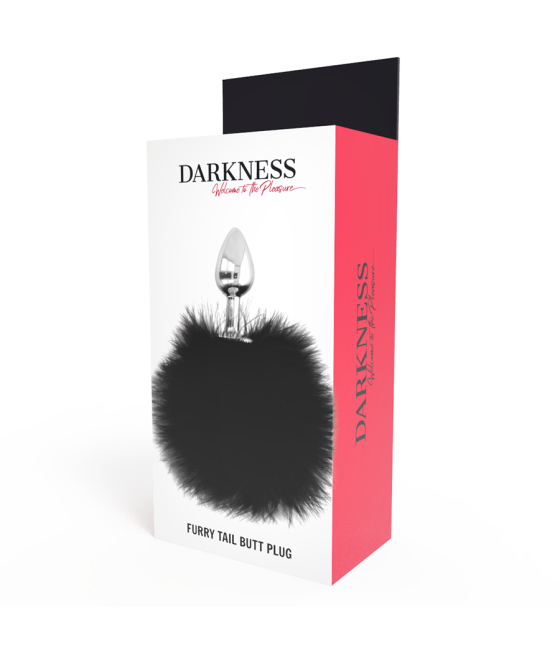 DARKNESS EXTRA BUTTPLUG ANAL CON COLA NEGRO 7CM