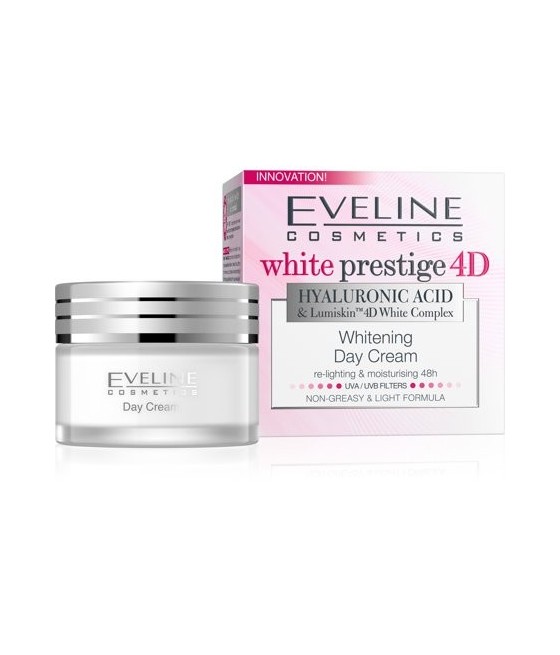 Eveline White Prestige 4D Hyaluronic Acid Intensive Whitening Day Cream 50ml