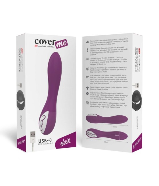 TengoQueProbarlo COVERME - ELSIE COMPATIBLE CON WATCHME WIRELESS TECHNOLOGY COVERME  Vibradores para Mujer