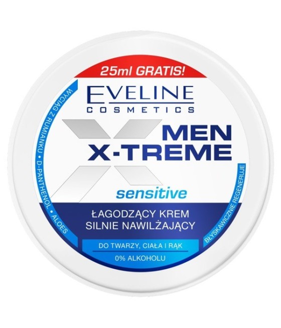 TengoQueProbarlo Eveline Men X-Treme Sensitive Hidratación Intensa EVELINE  Hidratante Hombre
