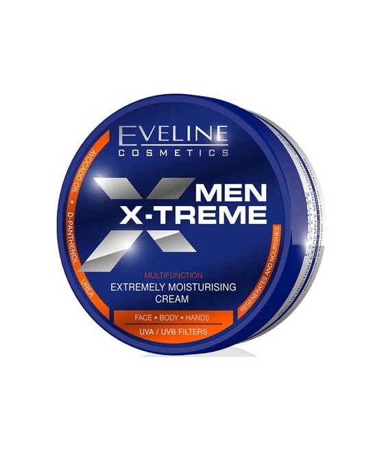 Eveline Men X-treme Crema Hidratación Extrema Cara Cuerpo y Manos 200 ml