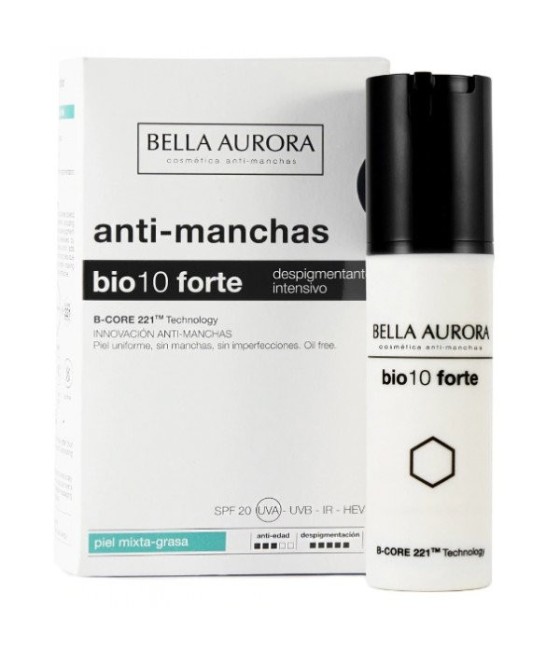 Bella Aurora Bio 10 Fluido anti-manchas Despigmentante Pieles Secas 30 ml