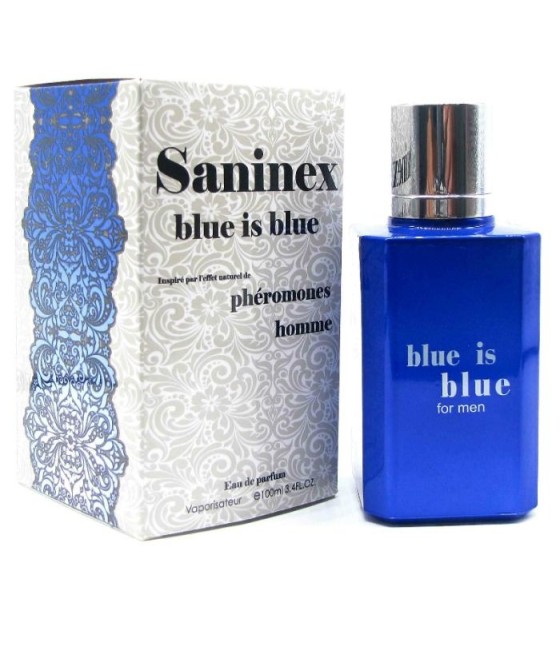 TengoQueProbarlo PERFUME CON FEROMONAS HOMBRE SANINEX BLUE IS BLUE SANINEX FRAGANCE  Perfumes de Feromonas
