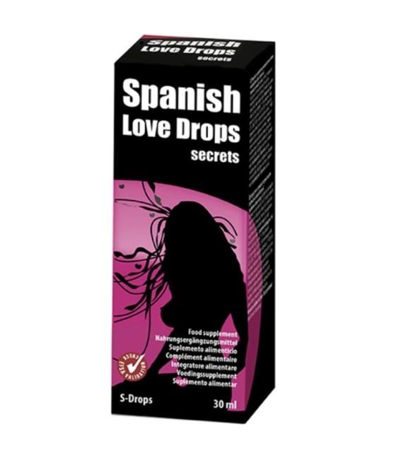 TengoQueProbarlo COBECO - SPANISH LOVE DROPS SECRETS GOTAS DE AMOR 30 ML COBECO PHARMA  Potenciador Sexual Unisex