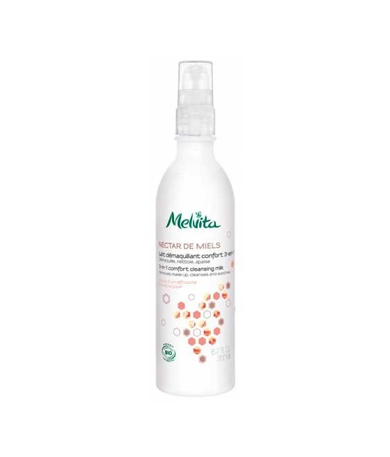 Melvita Nectar de Miels Leche Desmaquillante Confort 3 en 1 200 ml
