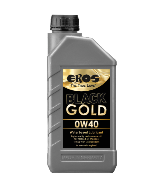 TengoQueProbarlo EROS - BLACK GOLD 0W40 LUBRICANTE BASE AGUA 1000 ML EROS CLASSIC LINE  Base de Agua