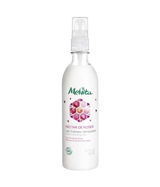TengoQueProbarlo Melvita Nectar de Roses Fresh Cleansing Milk 200ml MELVITA  Limpieza y Desmaquillantes
