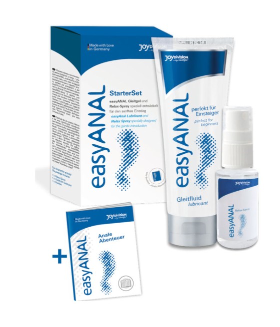 EASY ANAL STARTER SET LUBRICANTE + RELAJANTE ANAL