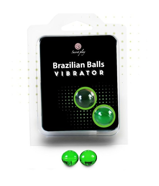 TengoQueProbarlo SECRETPLAY - SET 2 BRAZILIAN BALLS VIBRATOR SECRETPLAY COSMETIC  Efecto Calor