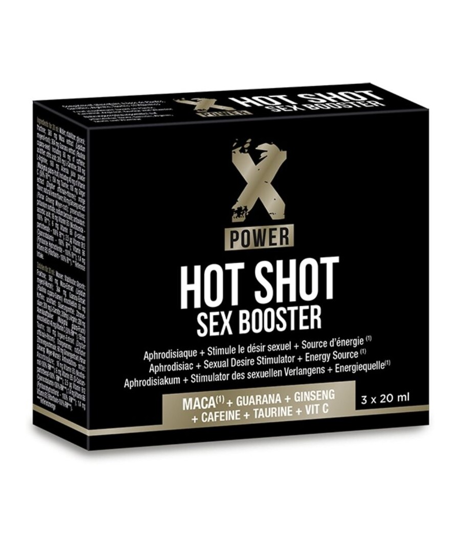 TengoQueProbarlo XPOWER HOT SHOT SEX BOOSTER AUMENTO LIBIDO  3 X 20 ML XPOWER  Potenciador Sexual Femenino