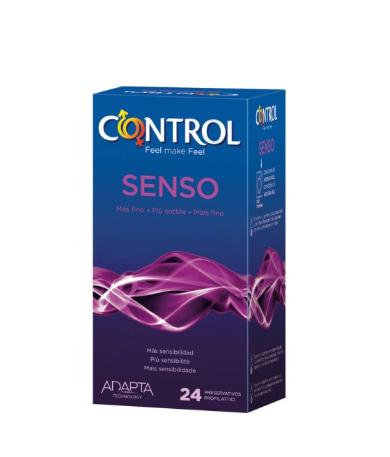 TengoQueProbarlo CONTROL - SENSO PRESERVATIVOS 24 UNIDADES CONTROL CONDOMS  Anticonceptivos y Preservativos Especiales