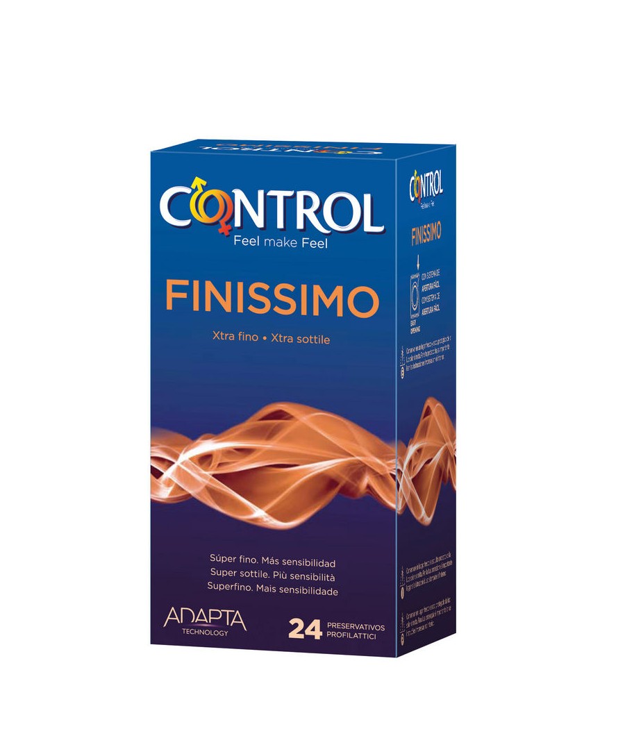TengoQueProbarlo CONTROL - FINISSIMO PRESERVATIVOS 24 UNIDADES CONTROL CONDOMS  Anticonceptivos y Preservativos Especiales