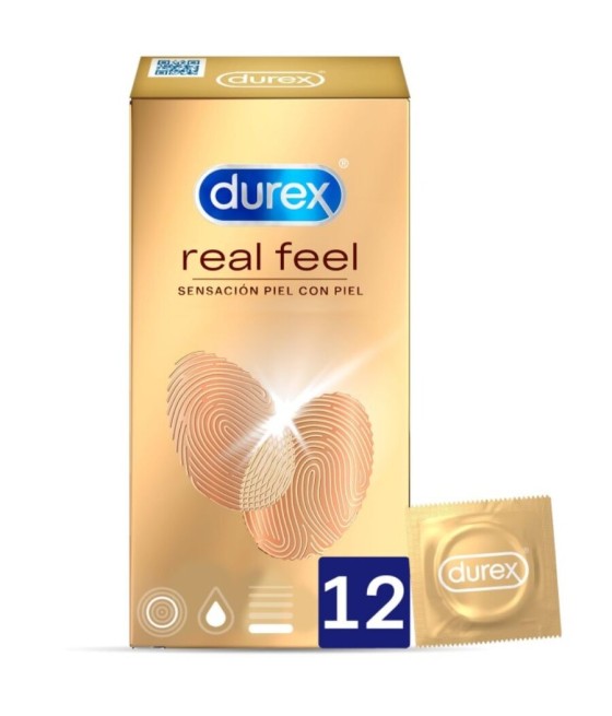 DUREX - REAL FEEL 12 UNIDADES