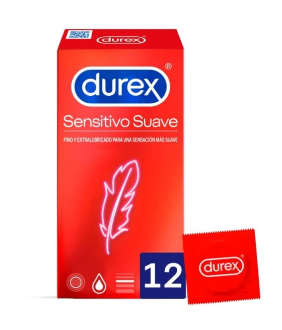 TengoQueProbarlo DUREX - SENSITIVO SUAVE 12 UNIDADES DUREX CONDOMS  Anticonceptivos y Preservativos Especiales