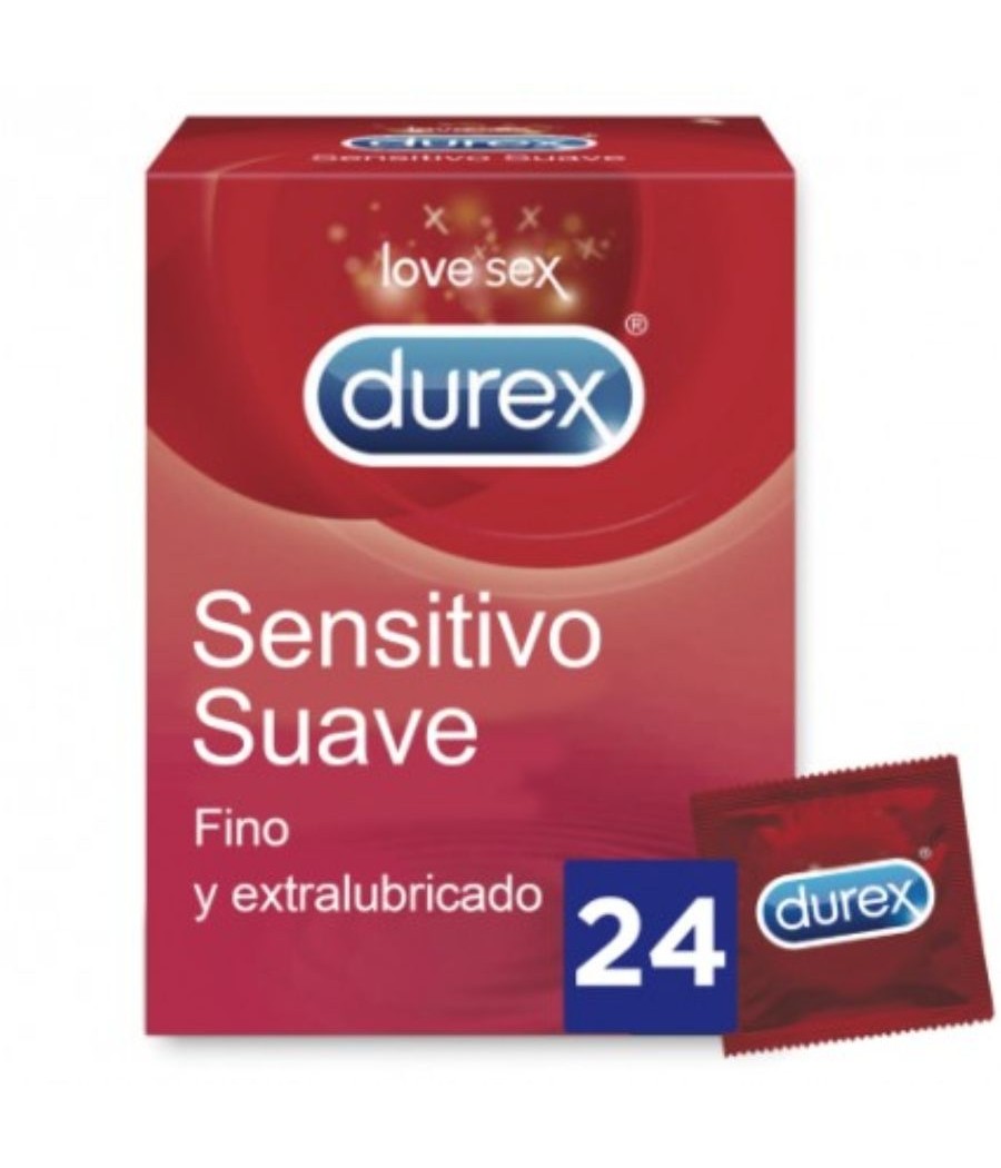 TengoQueProbarlo DUREX - SENSITIVO SUAVE 24 UNIDADES DUREX CONDOMS  Anticonceptivos y Preservativos Especiales