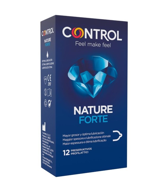 TengoQueProbarlo CONTROL - FORTE 12 UNIDADES CONTROL CONDOMS  Anticonceptivos y Preservativos Especiales