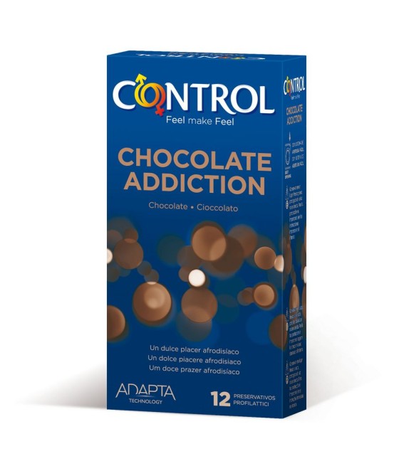 TengoQueProbarlo CONTROL - CHOCOLATE PRESERVATIVOS 12 UNIDADES CONTROL CONDOMS  Anticonceptivos y Preservativos de Sabores