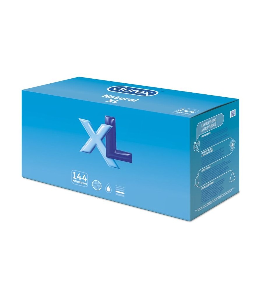 TengoQueProbarlo DUREX - EXTRA LARGE XL 144 UNIDADES DUREX CONDOMS  Anticonceptivos y Preservativos Talla XXL