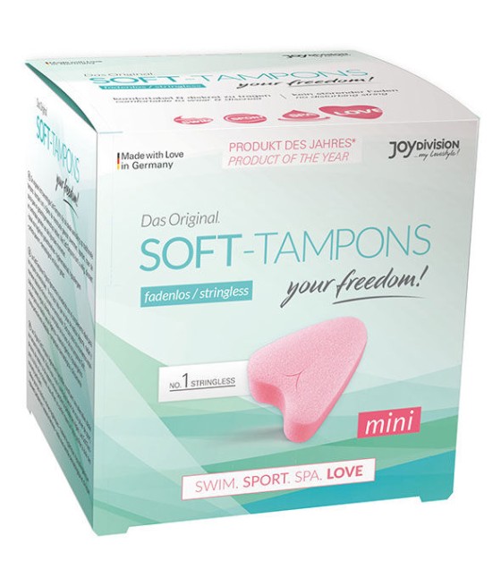 TengoQueProbarlo JOYDIVISION SOFT-TAMPONS - TAMPONES ORIGINALES MINI LOVE / 3UDS JOYDIVISION SOFT-TAMPONS  Tampones Menstruales