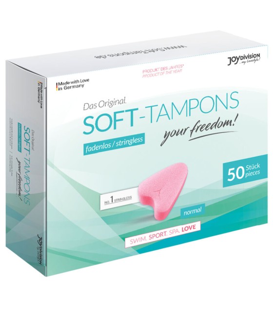 TengoQueProbarlo JOYDIVISION SOFT-TAMPONS - TAMPONES ORIGINALES LOVE / 50UDS JOYDIVISION SOFT-TAMPONS  Tampones Menstruales