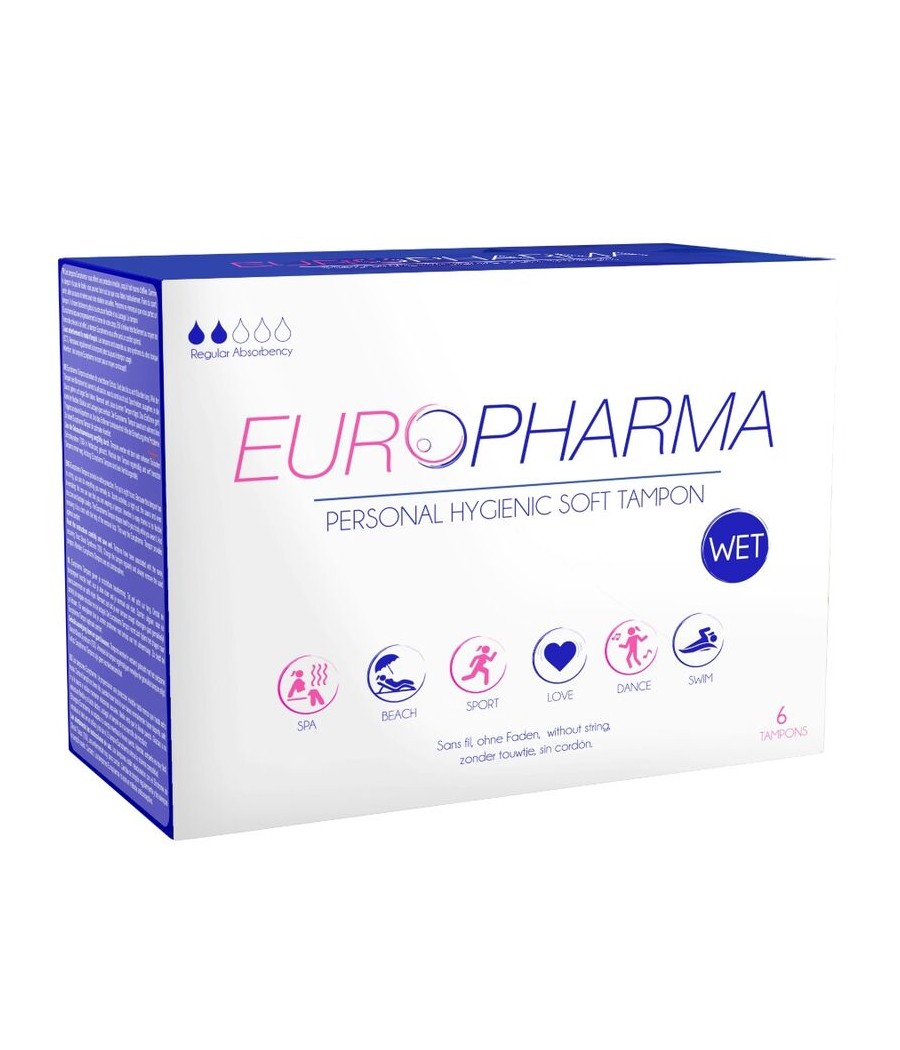 TengoQueProbarlo EUROPHARMA - TAMPONES ACTION 6 UNIDADES EUROPHARMA  Tampones Menstruales