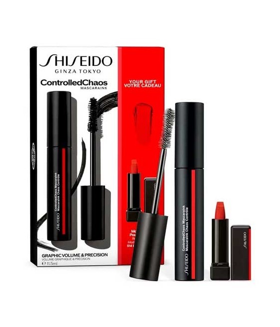 Estuche Shiseido Controlled Chaos MáscaraInk + Regalo