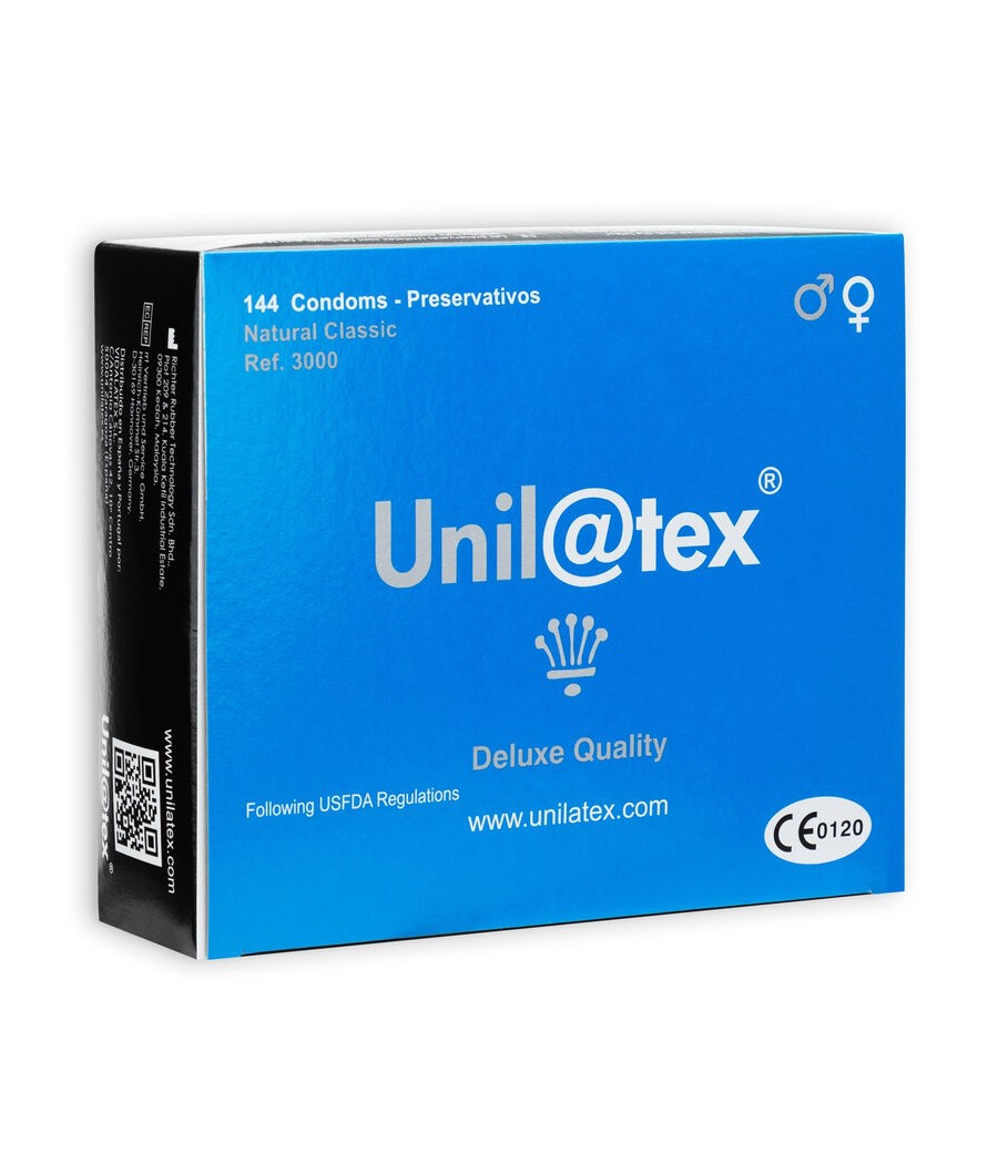 TengoQueProbarlo UNILATEX - PRESERVATIVOS  NATURALES 144 UDS UNILATEX  Anticonceptivos y Preservativos Naturales