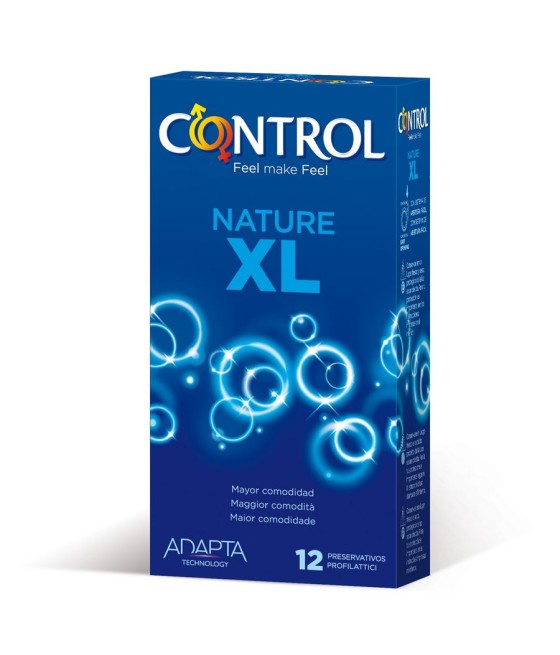 TengoQueProbarlo CONTROL - ADAPTA NATURE XL PRESERVATIVOS 12 UNIDADES CONTROL CONDOMS  Anticonceptivos y Preservativos Naturales