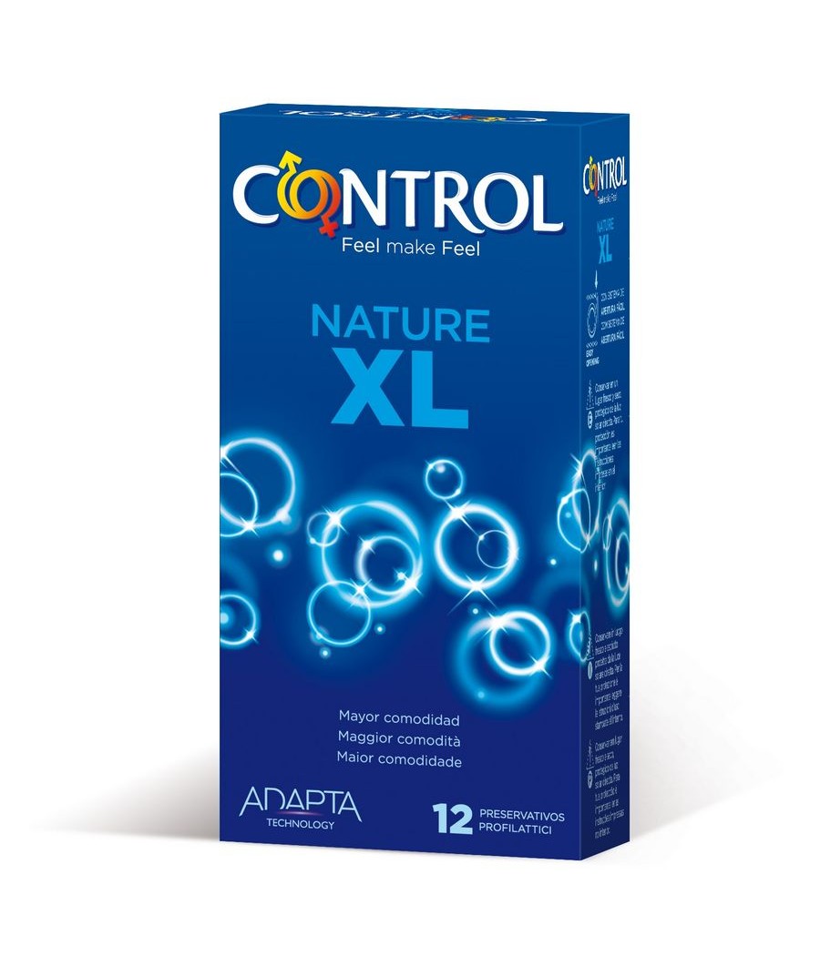 TengoQueProbarlo CONTROL - ADAPTA NATURE XL PRESERVATIVOS 12 UNIDADES CONTROL CONDOMS  Anticonceptivos y Preservativos Naturales