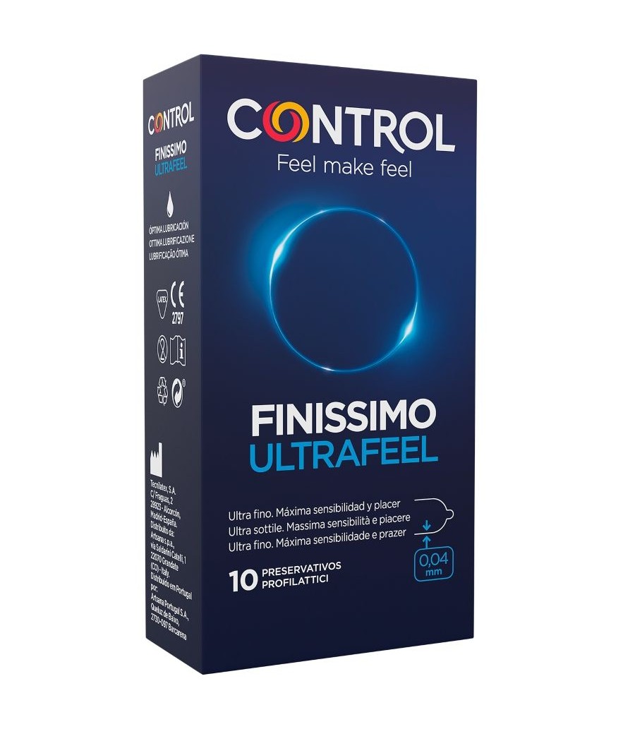 TengoQueProbarlo CONTROL - ADAPTA FINISSIMO ULTRAFEEL 10 UDS CONTROL CONDOMS  Anticonceptivos y Preservativos Especiales
