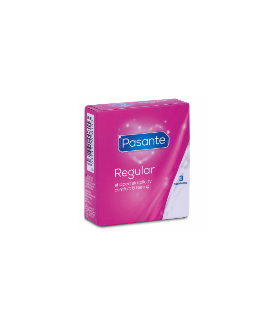 TengoQueProbarlo PASANTE - CONDOM GAMA REGULAR 3 UNIDADES PASANTE  Anticonceptivos y Preservativos Especiales