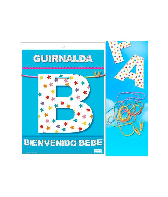 GUIRNALDA BIENVENIDO BEBE (Cartulina 220gr)