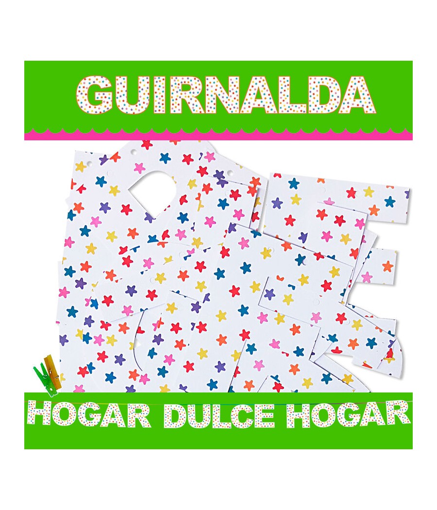 TengoQueProbarlo GUIRNALDA HOGAR DULCE HOGAR (Cartulina 220gr) INEDIT  Despedida de Soltera