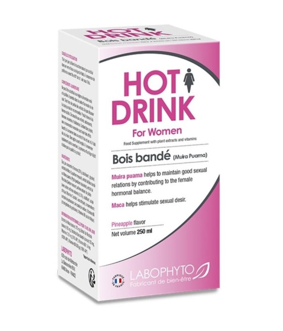LABOPHYTO - HOT DRINK FOR WOMEN COMPLEMENTO ALIMENTICIO ENERGIA SEXUAL 250 ML