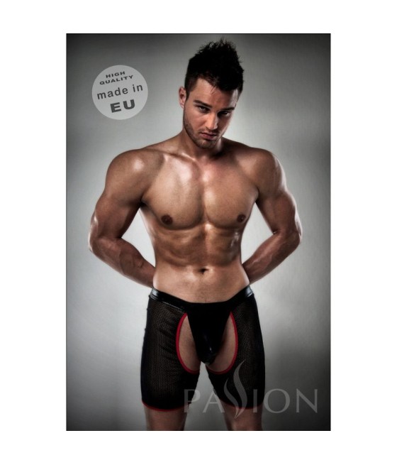 BOXER / TANGA 012 EROTIC NEGRO EN RED BY PASSION L/XL