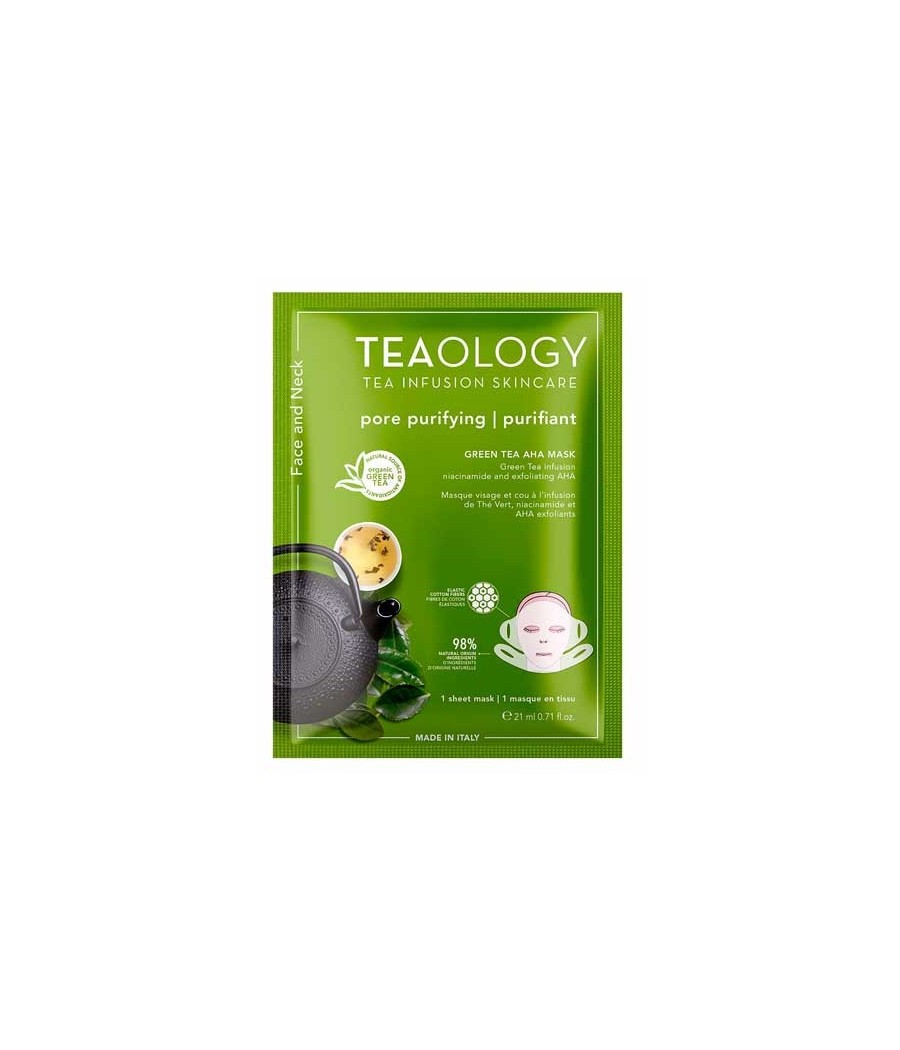 TengoQueProbarlo Teaology Green Tea Aha + BHA Mask TEAOLOGY  Mascarillas