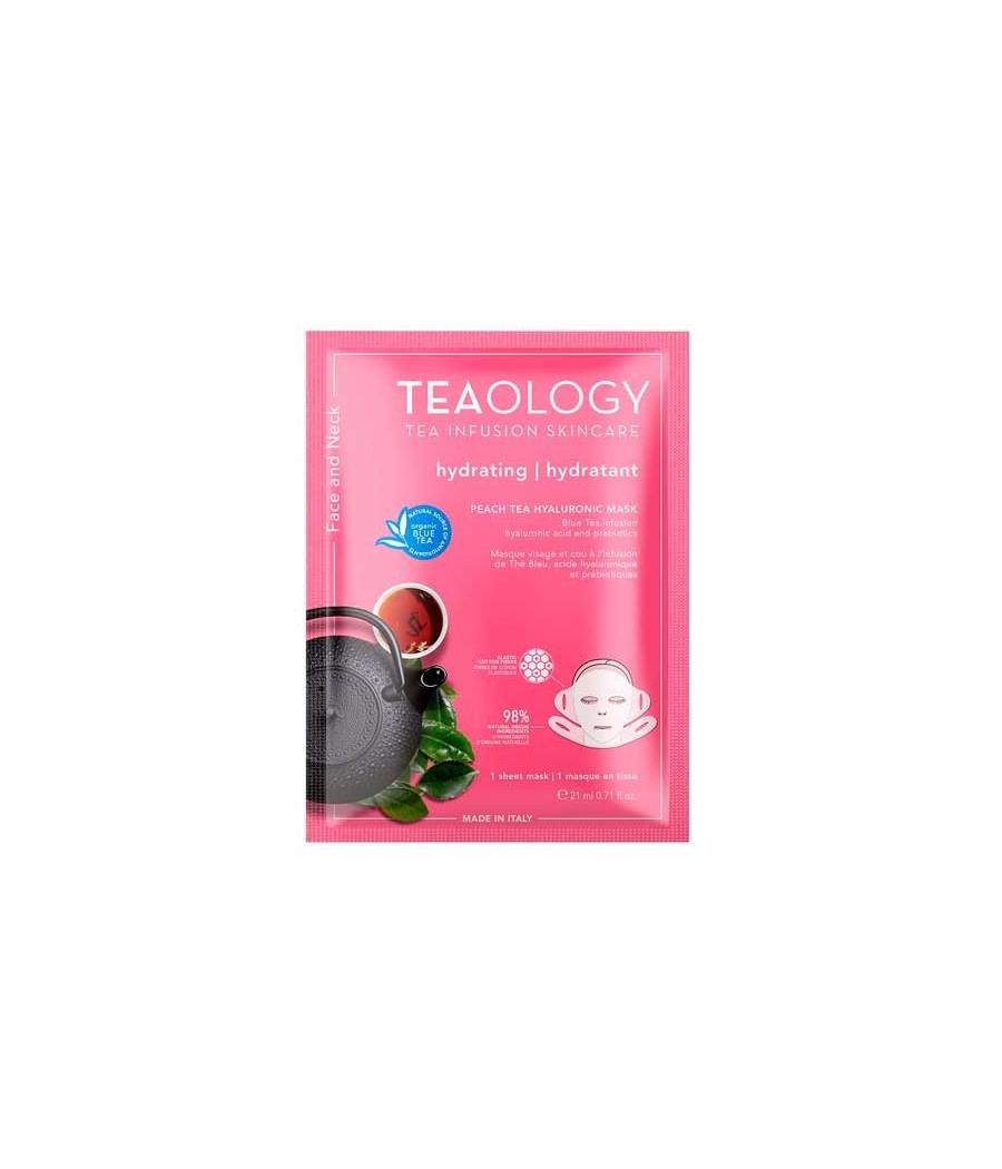 TengoQueProbarlo Teaology Peach Tea Hyaluronic Mask TEAOLOGY  Mascarillas