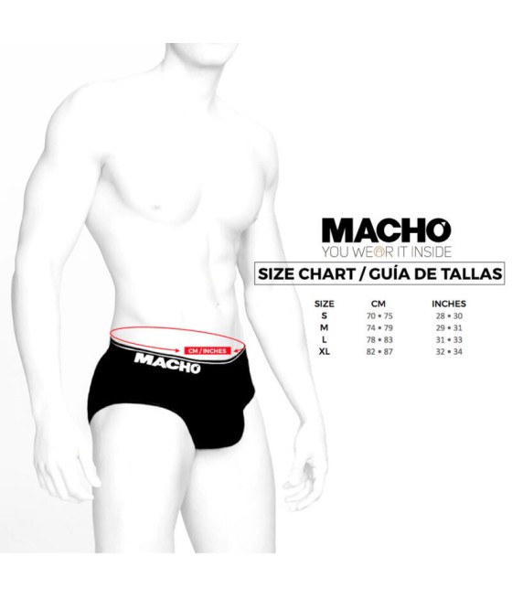 TengoQueProbarlo MACHO - MX24AN SLIP AMARILLO S MACHO UNDERWEAR  Ropa Interior para Hombre