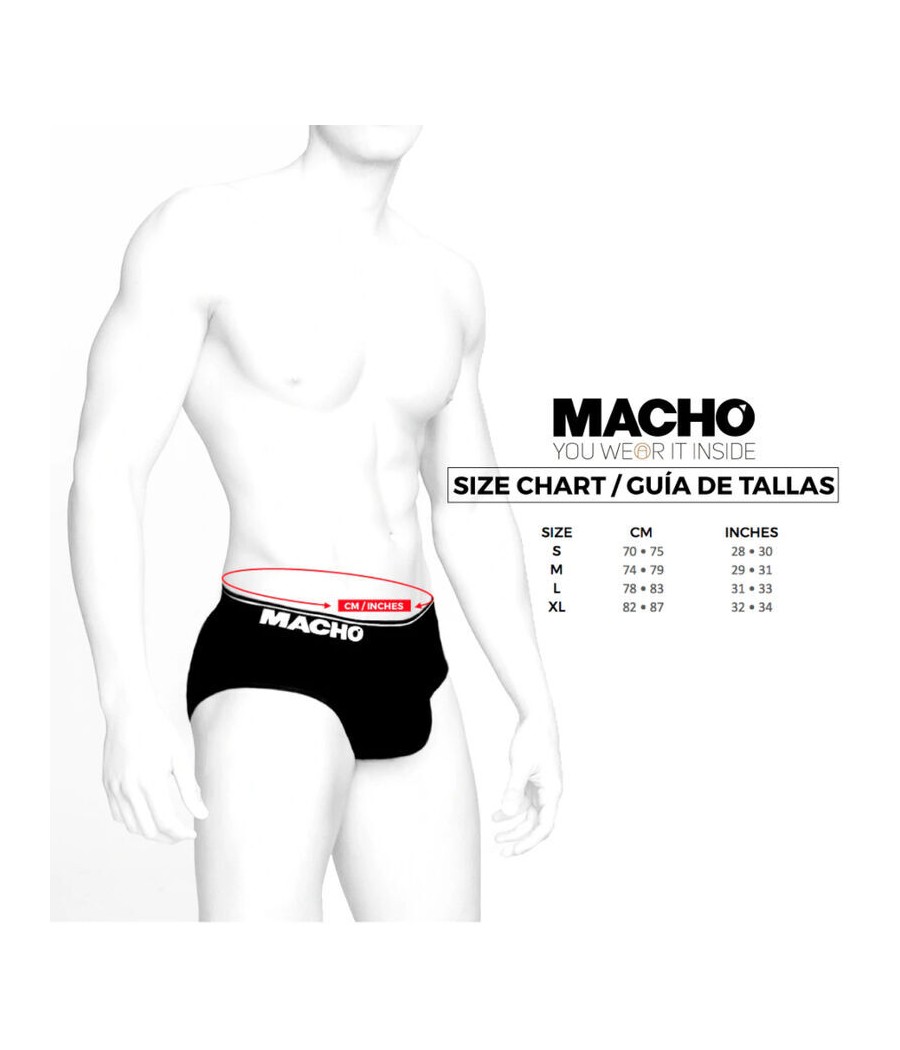 TengoQueProbarlo MACHO - MX24AN SLIP AMARILLO S MACHO UNDERWEAR  Ropa Interior para Hombre