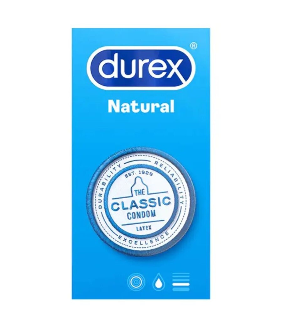 TengoQueProbarlo DUREX - NATURAL CLASSIC 6 UNIDADES DUREX CONDOMS  Anticonceptivos y Preservativos Naturales