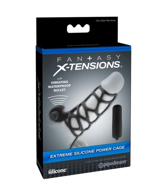 TengoQueProbarlo FANTASY X- TENSIONS - FUNDA PARA EL PENE DE SILICONA CON VIBRADOR FANTASY X-TENSIONS  Extensiones para el Pene