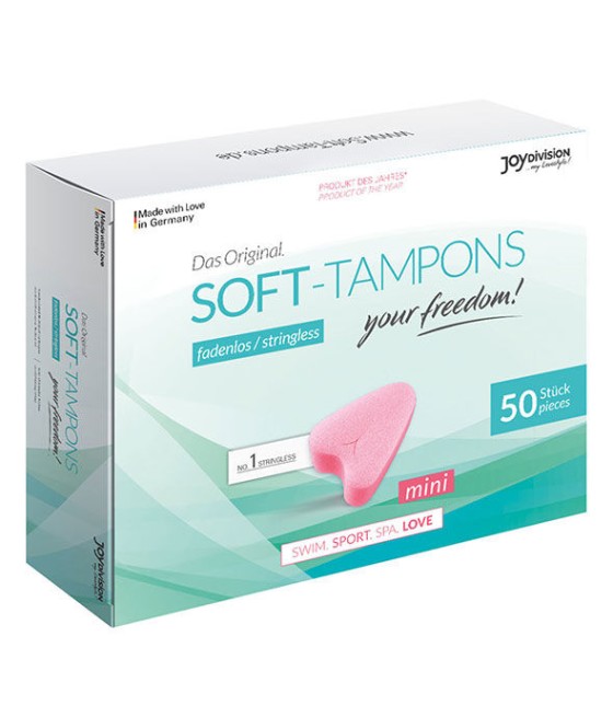TengoQueProbarlo JOYDIVISION SOFT-TAMPONS - TAMPONES ORIGINALES MINI LOVE / 50UDS JOYDIVISION SOFT-TAMPONS  Tampones Menstruales