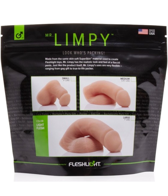 TengoQueProbarlo MR. LIMPY FLESHLIGHT - SMALL FLESHTONE MR. LIMPY  Vaginas y Anos en Lata