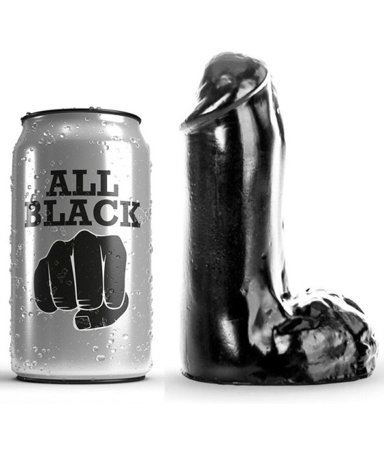 ALL BLACK - DILDO REALISTICO 13 CM