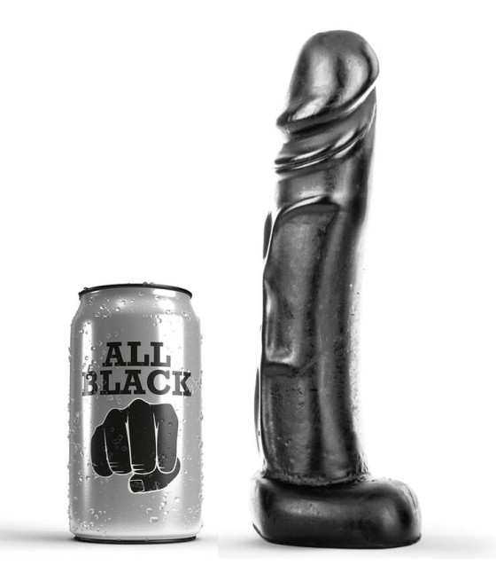 ALL BLACK - DILDO 22 CM